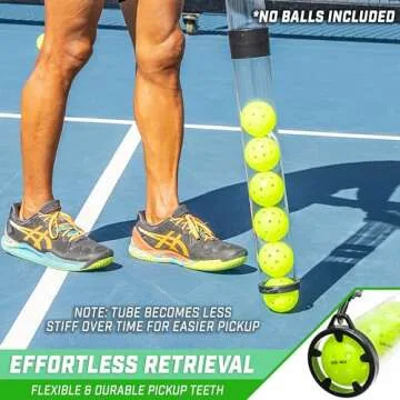 GoSports Pickleball & Tennis Pickup Tube for Easy Ball Retrieval