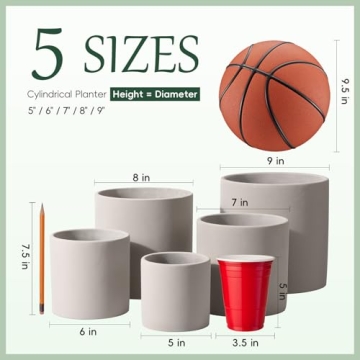 Durable JJF Plant Pots for Indoor and Outdoor Plants