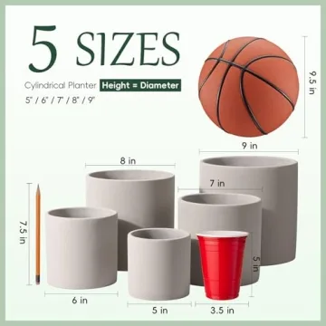 Durable JJF Plant Pots for Indoor and Outdoor Plants