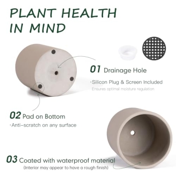 Durable JJF Plant Pots for Indoor and Outdoor Plants