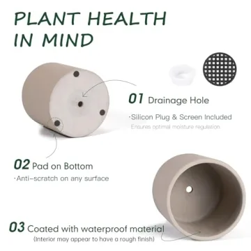 Durable JJF Plant Pots for Indoor and Outdoor Plants