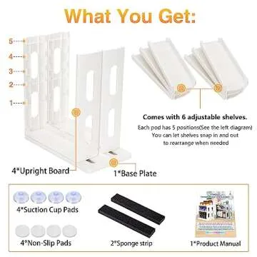 Dutiplus Spice Rack Organizer for Kitchen and Bathroom