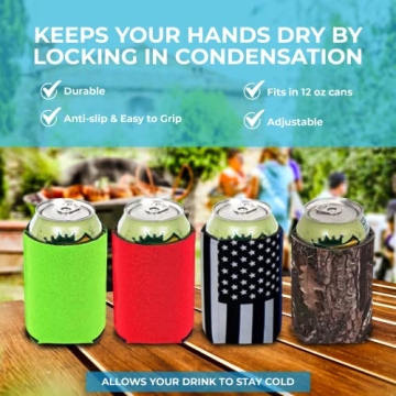 QualityPerfection Koozie Sleeves for Events & Customization