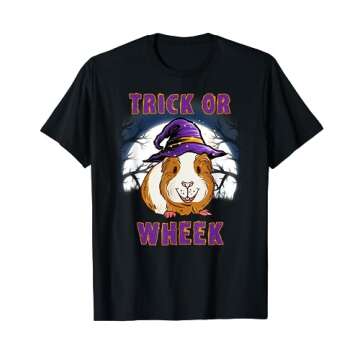 Adorable Trick Or Wheek Guinea Pig Halloween Costume T-Shirt
