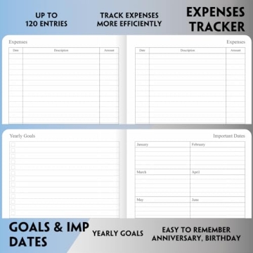 2025 Planner for Organized Living with Vegan Leather Cover