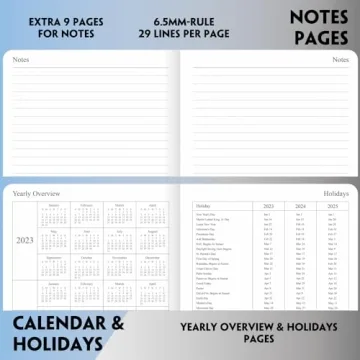 2025 Planner for Organized Living with Vegan Leather Cover