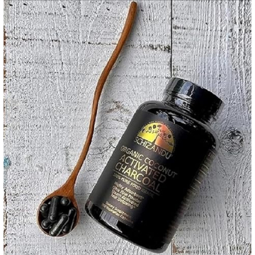 Schizandu Activated Coconut Charcoal Capsules - Vegan Detox