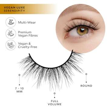 Velour Vegan Luxe Eyelashes - Luxurious & Reusable Fake Lashes