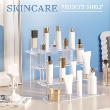 Janaden Acrylic Perfume Organizer 4 Tier Display Stand