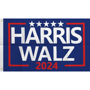 MAGJIUKE Harris Waltz Flag for President 2024 Election – Durable 3×5 Ft Banner