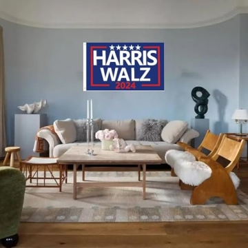 Harris Walz 2024 Election Flag - 3x5 Ft Outdoor Banner