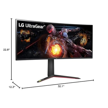 LG 34GP950G-B 34 Inch Ultrawide Gaming Monitor for Thrilling Games