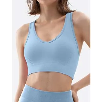 CELER Seamless Sports Bra for Women - Comfortable Activewear
