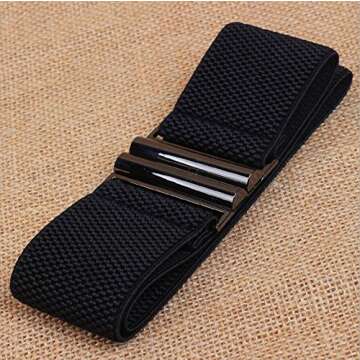 YYXR Womens Vintage Plus Stylish Elastic Waist Belt