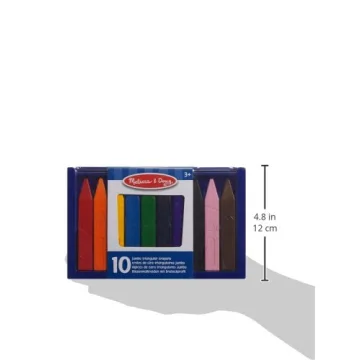 Melissa & Doug Jumbo Triangular Crayons for Toddlers