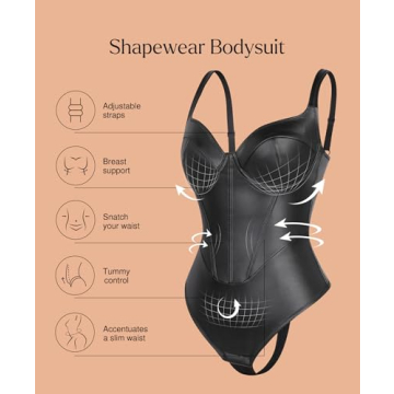 Stylish Popilush Faux Leather Bodysuit for Women