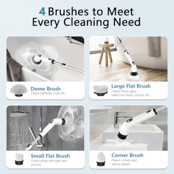 TUYU Electric Spin Scrubber - Effortless Cleaning Tool