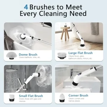 TUYU Electric Spin Scrubber - Effortless Cleaning Tool