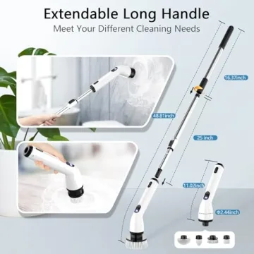 TUYU Electric Spin Scrubber - Effortless Cleaning Tool