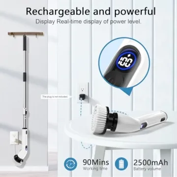 TUYU Electric Spin Scrubber - Effortless Cleaning Tool