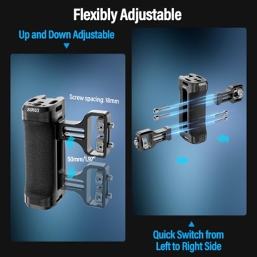 SIRUI Lightweight Side Handle for Camera Cages & Rigs Enjoy Flexibility