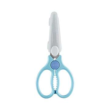 Simba Premium Portable Safety Food Scissors (Blue)