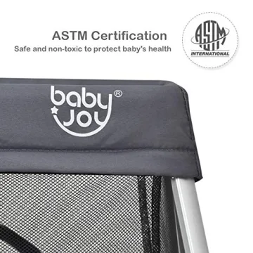 BABY JOY Portable Travel Crib for Infants & Toddlers