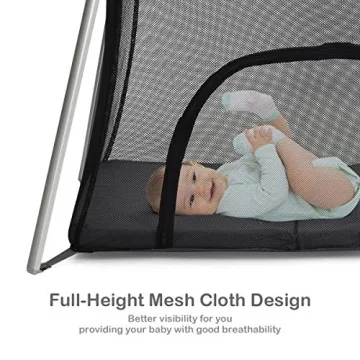 BABY JOY Portable Travel Crib for Infants & Toddlers