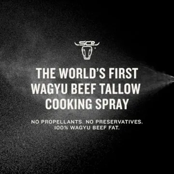 Wagyu Beef Tallow Spray for Flavorful Cooking and Grilling