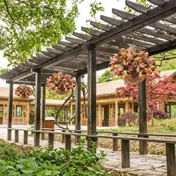 Homsunny Artificial Hanging Flowers for Autumn Decor