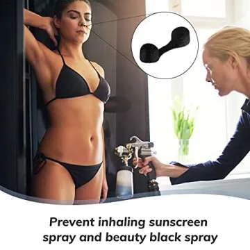 Tondiamo 100 Nose Plug Filters for Tanning & Dust Protection