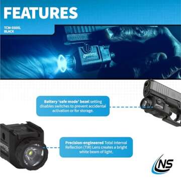 Nightstick TCM-550XL Tactical Light - Compact & Waterproof