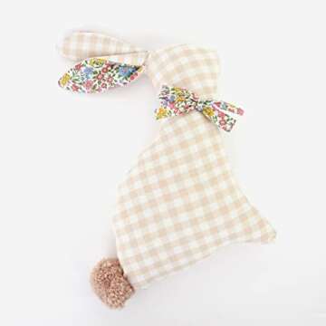 Meri Meri Gingham Bunny Cushion (Pack of 1)