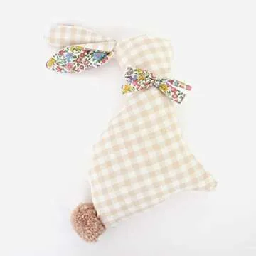 Meri Meri Gingham Bunny Cushion (Pack of 1)