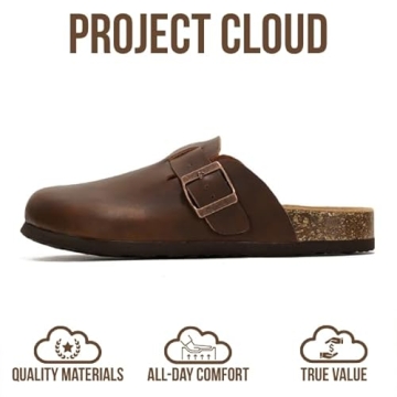 Project Cloud Genuine Leather Clogs for Women - Stylish Comfort Slip-ons