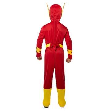 Rubies Child's DC Comics Deluxe Muscle Chest The Flash Costume, Medium for themed parties and Halloween