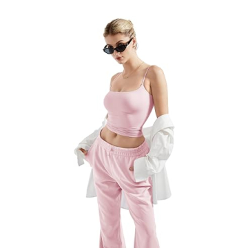 SUUKSESS Women Sexy Square Neck Tank Top Casual Cami