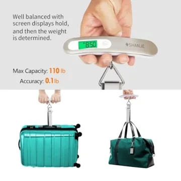 SHANJE Digital Luggage Scale Precision Travel Accessories