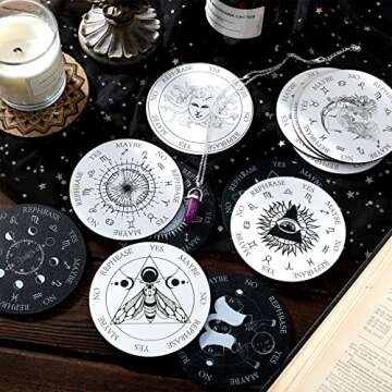 Sureio 13-Piece Pendulum Board Set for Divination