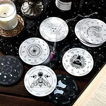 Sureio 13-Piece Pendulum Board Set for Divination