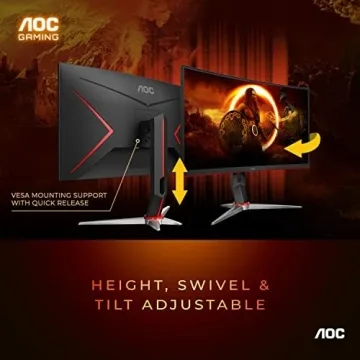 AOC 27" Curved Gaming Monitor - Ultra-Fast Performance