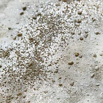 Madison Park Wall Art Living Room Décor - Embellished Hand Painted Canvas, Home Accent Glitter Abstract Bathroom Decoration Ready to Hang Painting for Bedroom, 15" W x 35" H x 1.5" D, Taupe 3 Piece