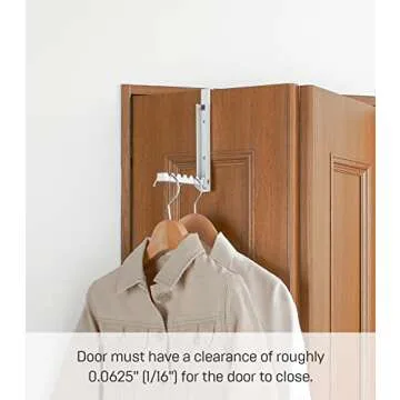 Stylish Yamazaki Over The Door Hooks - Folding Coat Rack
