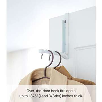 Stylish Yamazaki Over The Door Hooks - Folding Coat Rack
