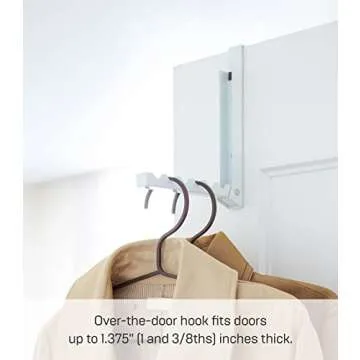 Stylish Yamazaki Over The Door Hooks - Folding Coat Rack