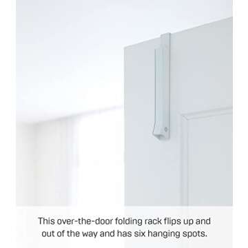 Stylish Yamazaki Over The Door Hooks - Folding Coat Rack