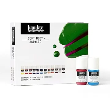 Liquitex Soft Body Acrylic Paint Set - 12 Premium Colors