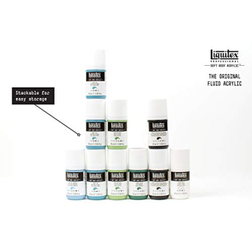 Liquitex Soft Body Acrylic Paint Set - 12 Premium Colors