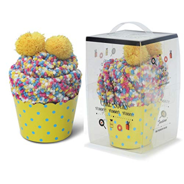 Jarseen 2 DIY Gift Boxes Valentine's Day Christmas Socks Cozy Super Soft Warm Fuzzy Plush Crew Socks Women's (2Colorful)