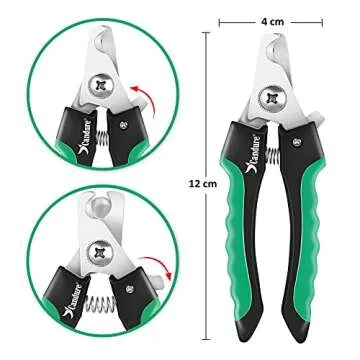 Candure Dog Nail Clippers Professional Pet Nail Clipper Suitable for Cats, Rabbits and Guinea Pigs -...